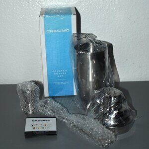 Cresimo Stainless Steel‎ Cocktail Shaker Set *Open Box*